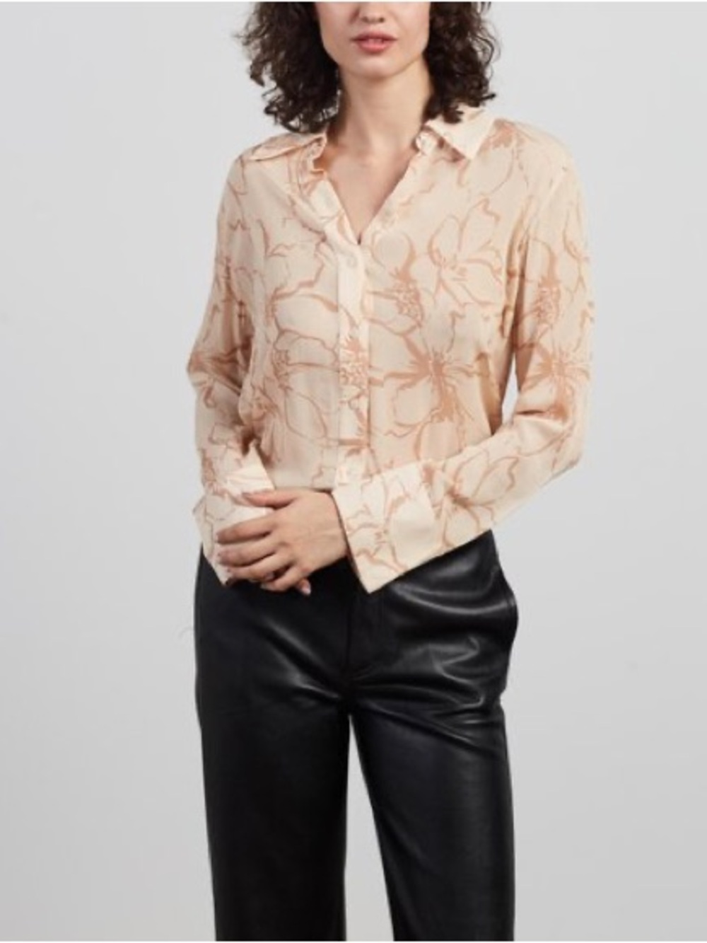 Hansen & gretel Anthropologie floral blouse